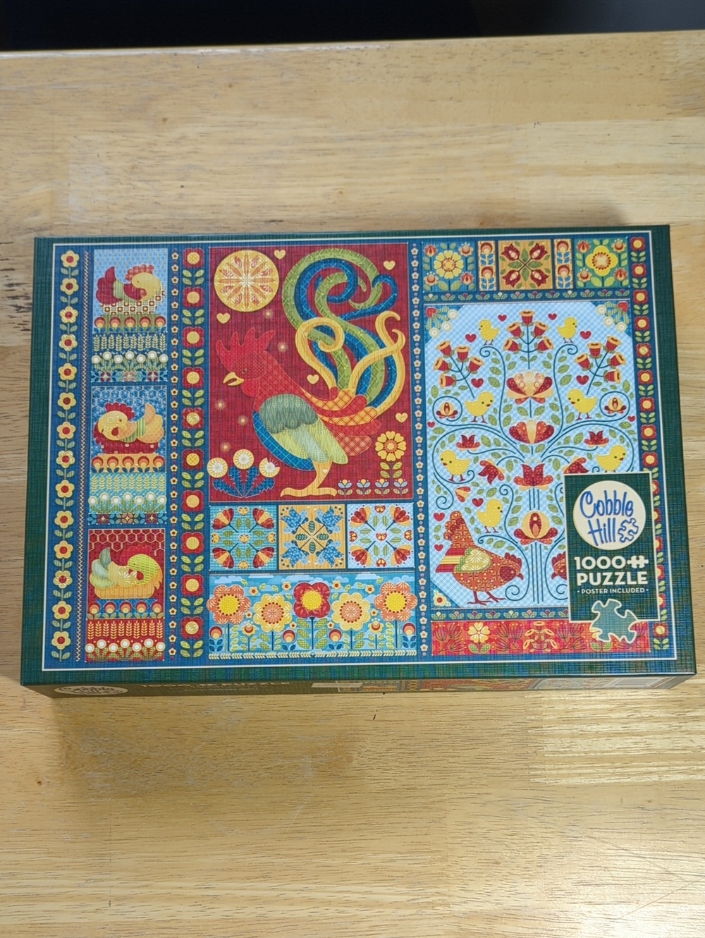 Cobble Hill 1000 Pieces "Scandi Chicken Quilt"
